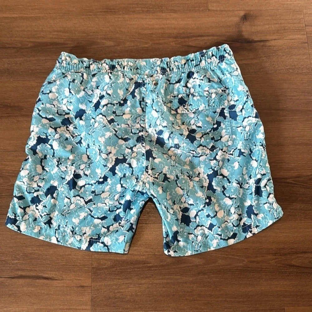 Men's Slate and Stone Swim Trunks. Size L